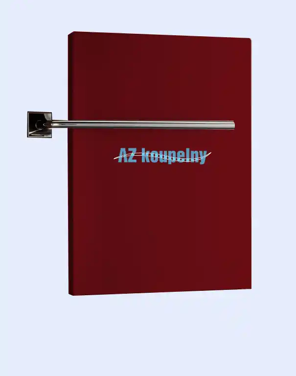 Cenově Výhodný Topný žebřík do koupelny P.M.H. PEGASUS PG2RE - Strukturální bordó, 608 x 800 mm