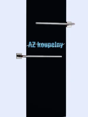 Koupelnový radiátor P.M.H. PEGASUS PG8BL - Strukturální černá, 608 x 1700 mm Cenově Výhodný