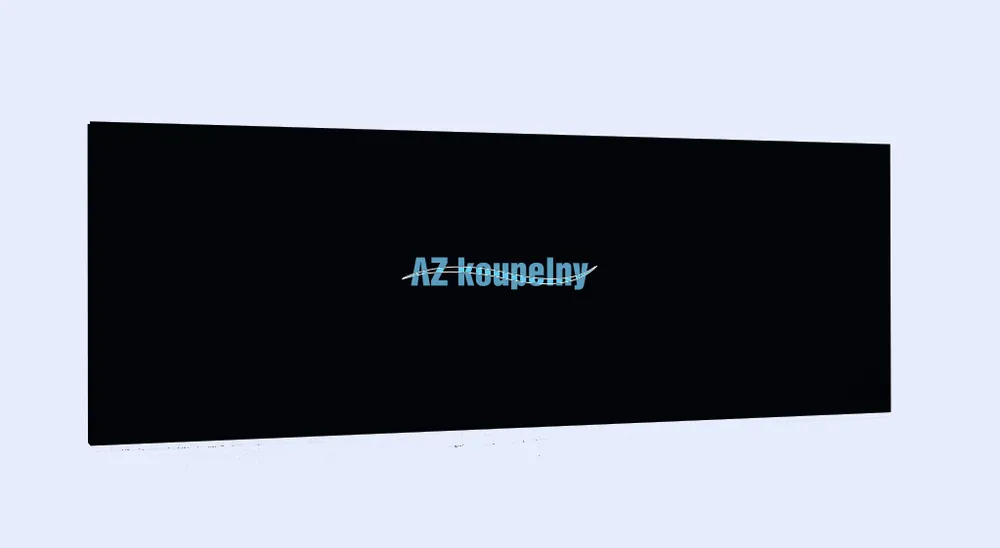 Koopje Koupelnový radiátor designový P.M.H. PEGASUS PGLBL - Strukturální černá, 1208 x 500 mm