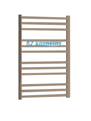 Novinka Topný radiátor do koupelny P.M.H. AVENTO AV1GBE - Strukturální šedobéžová, 500 x 790 mm