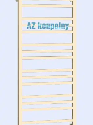Rychlé Dodání Topný žebřík do koupelny P.M.H. AVENTO AV3BE - Strukturální béžová, 500 x 1210 mm