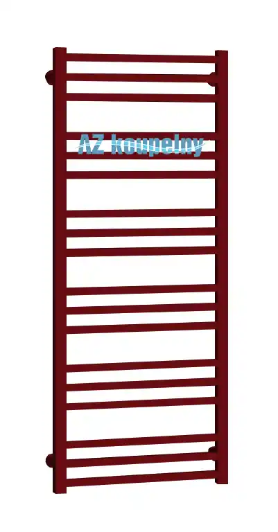 Topný žebřík do koupelny P.M.H. AVENTO AV3RE - Strukturální bordó, 500 x 1210 mm Tijdelijk Beschikbaar