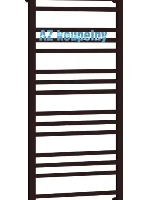Sleva Koupelnový žebřík P.M.H. AVENTO AV4BR - Strukturální hnědá, 600 x 1210 mm