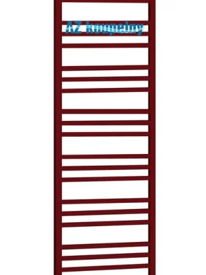 Oblíbený Koupelnový žebřík PMH AVENTO AV6RE - Strukturální bordó, 600 x 1630 mm
