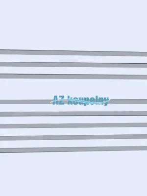 Rychlé Dodání Koupelnový radiátor P.M.H. AVENTO AVLMES - Strukturální metalická stříbrná, 905 x 480 mm