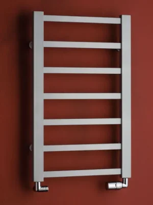 Oblíbený Koupelnový hranatý radiátor PMH GALEON G1MES,Strukturální metalická stříbrná, 500 x 792 mm