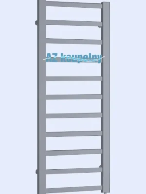 Hranatý radiátor do koupelny PMH GALEON G4MES, Strukturální metal. stříbrná, 600 x 1280 mm Speciale Akce