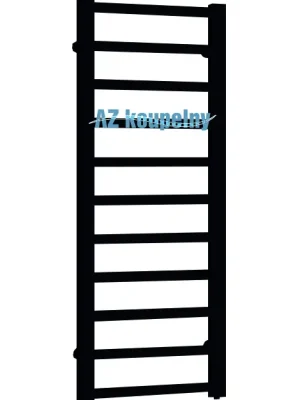 Vrácení Zdarma Koupelnový hranatý žebřík PMH GALEON G4BL - Strukturální černá, 600 x 1280 mm