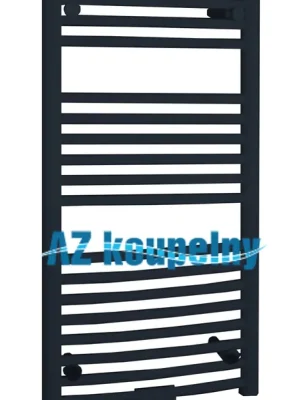 Koupelnový žebřík PMH DANBY D1A - Metalická antracit, 450 x 940 mm Výhodná Nabídka