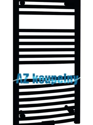 Topný žebřík do koupelny P.M.H. DANBY D2B - Černá lak, 600 x 940 mm Certifikovaný