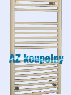 Topný žebřík do koupelny P.M.H. DANBY D2BE - Strukturální béžová, 600 x 940 mm Akční Cena