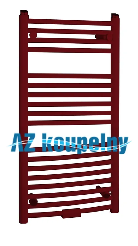 Direct Beschikbaar Koupelnový žebřík PMH DANBY D3RE - Strukturální bordó, 750 x 940 mm