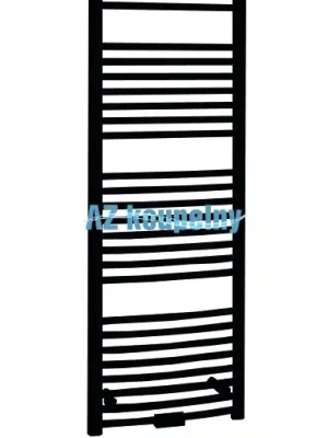 Značkový Topný radiátor do koupelny PMH DANBY D6BL - Strukturální černá, 750 x 1290 mm