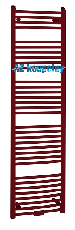Nízká Cena Koupelnový žebřík PMH DANBY D7RE - Strukturální bordó, 450 x 1640 mm