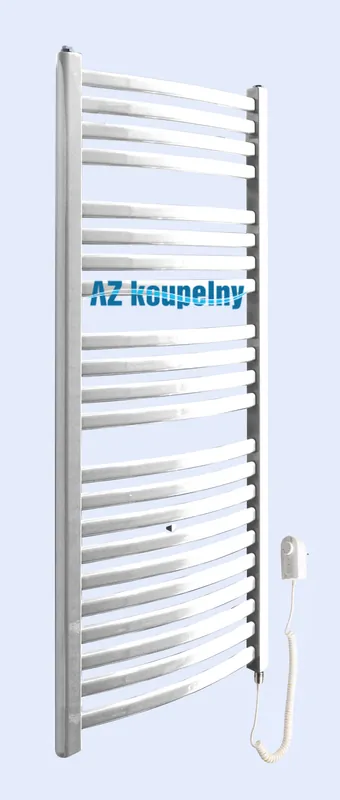 Elektrický topný žebřík Neriet Paris Rondo-N, topná tyč EL.05RE, 600W, 500 x 1232 mm, bílý Nieuw