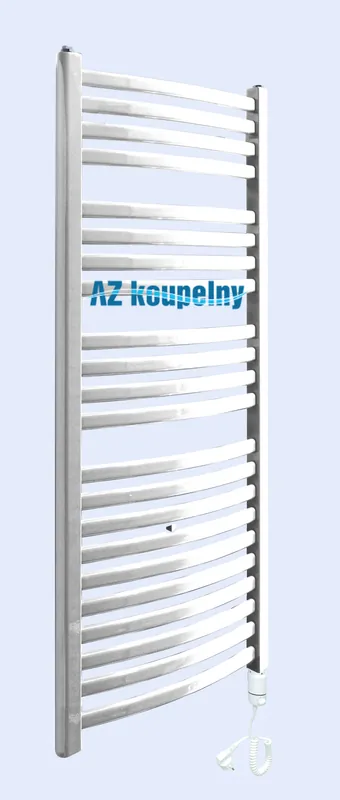 Tijdelijk Beschikbaar Elektrický topný radiátor Neriet Paris Rondo-N, termostat GTX, 600 x 1232 mm, RAL9016 bílý