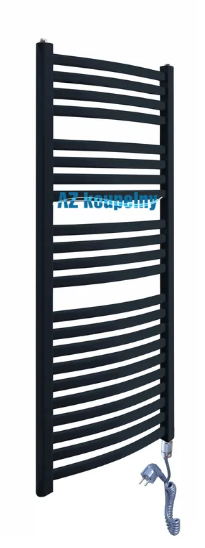 Beste Prijs Elektrické topné těleso Neriet Paris Rondo, termostat GTX, 600 x 1232 mm, RAL7016 antracit