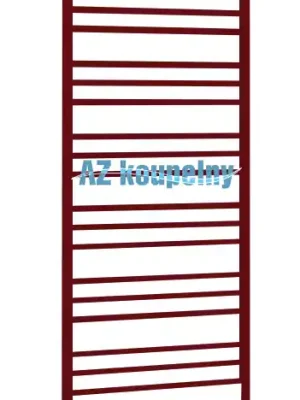 Značkový Koupelnový žebřík PMH SORANO SN5RE - Strukturální bordó, 500 x 1630 mm