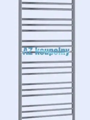 Koupelnový topný žebřík PMH SORANO SN6MS - Metalická stříbrná lak, 600 x 1630 mm Výhodná Nabídka