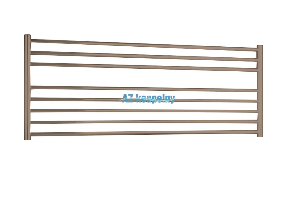 Topný žebřík do koupelny horizontální P.M.H. SORANO SNLGB - Šedobéžová, 905 x 480 mm Blesková Nabídka