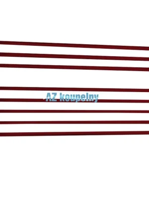 Oblíbený Topný žebřík do koupelny P.M.H. SORANO SNLRE - Strukturální bordó, 905 x 480 mm
