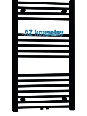 Topný žebřík do koupelny P.M.H. SAVOY S2B-M, Černá lak, 600 x 790 mm Rychlé Dodání