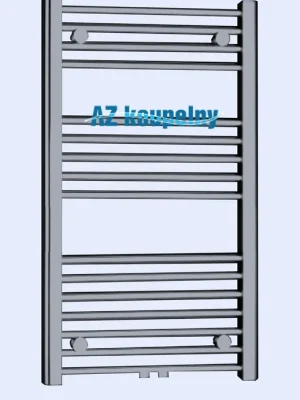 Super Cena Koupelnový žebřík P.M.H. SAVOY S3MES-M, Strukturální metalická stříbrná, 750 x 790 mm