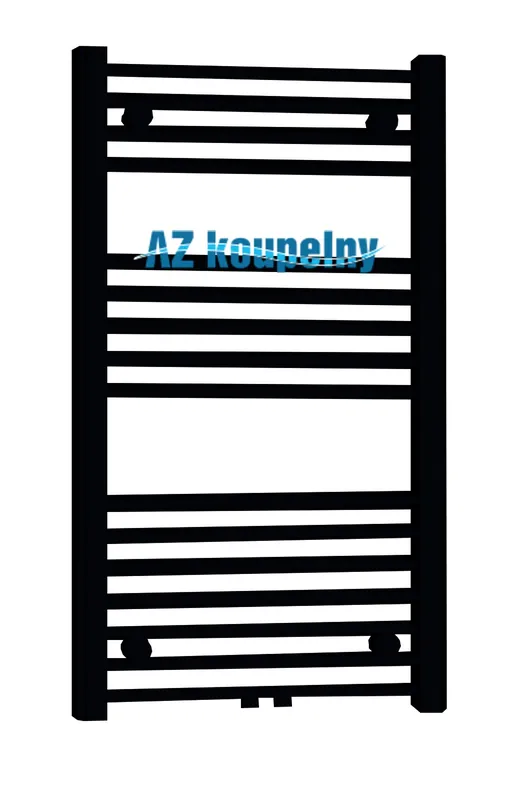 Koupelnový radiátor P.M.H. SAVOY S3B-M, Černá lak, 750 x 790 mm Premium