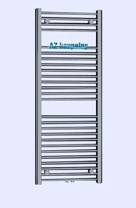 Koupelnový žebřík P.M.H. SAVOY S6MES-M, Strukturální metalická stříbrná, 750 x 1210 mm Rychlé Dodání