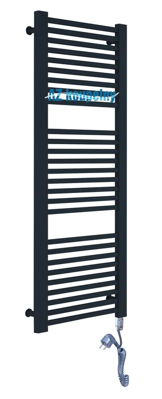 Alleen Vandaag Elektrický hranatý topný žebřík Neriet Quadro Duo 500 x 1700 mm, termostat GTX, antracit