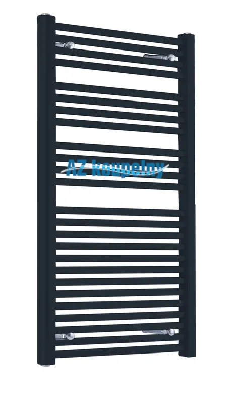 Tijdelijk Beschikbaar Koupelnové topné těleso Neriet Paris-N, NS-04-500.1232-48-K9005, 500 x 1232 mm, černá lesk