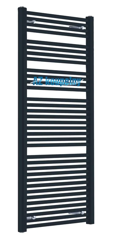 Gratis Retour Topný žebřík do koupelny Neriet Paris-N, NS-04-500.1712-48-K9005, 500 x 1712 mm,černá lesk