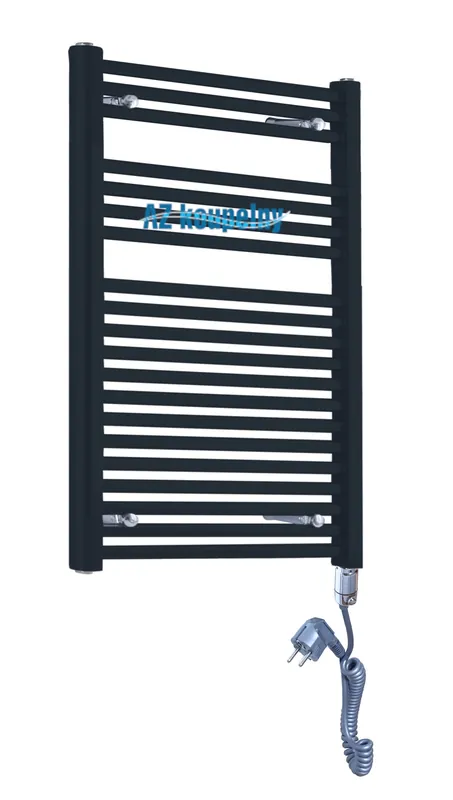 Elektrický koupelnový radiátor Neriet Paris, termostat GTX, 600 x 944 mm, RAL7016 antracit Korting