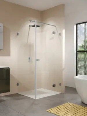Levný Skleněný sprchový kout obdélníkový Riho SCANDIC SOFT Q203, GQ0007302, 100 x 90 cm, pravý