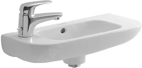 Betaalbaar Umývátko keramické DURAVIT D-Code 07065000092, 500 x 220 mm, otvor pro baterii vlevo