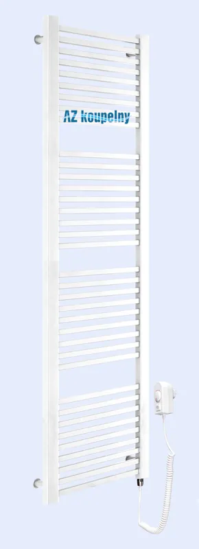 Snelle Levering Elektrický hranatý topný žebřík Neriet Quadro Duo, 500 x 1700 mm, topná tyč EL.05RE, bílý