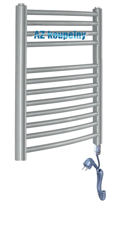 Elektrické koupelnové otopné těleso Neriet Lyra s termostatem GTX, 600 x 780 mm, chrom Koop Online