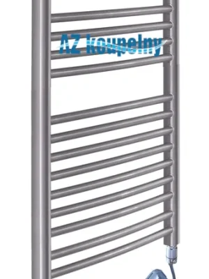 Weekendaanbieding Elektrický radiátor do koupelny Neriet Lyra s termostatem GTX, 500 x 1140 mm, nerez brus