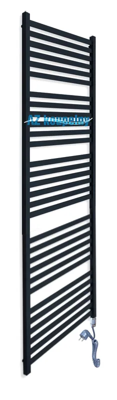 Elektrický koupelnový radiátor Neriet Capri, s termostatem GTX, 500 x 1748 mm, černá lesk Meest Verkocht