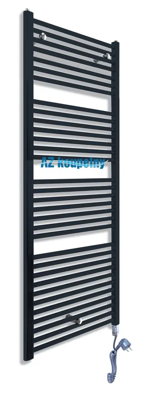 Populair Elektrický radiátor žebřík Neriet PRIMO s termostatem GTX, 600 x 1732 mm, RAL7016 antracit