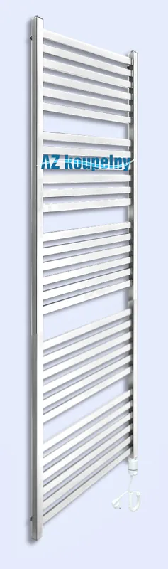 Uitverkoop Elektrický žebřík do koupelny hranatý Neriet Capri, termostat GTX, 500 x 1748 mm, bílý