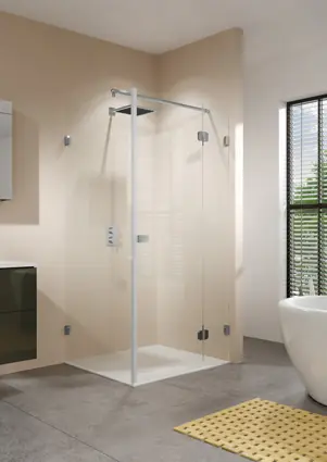 Bestseller Skleněný sprchový kout čtvercový Riho SCANDIC SOFT Q203, GQ0007402, 100 x 100 cm, pravý