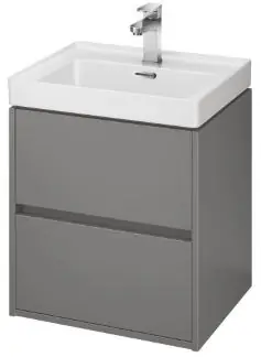 Skříňka pod umyvadlo Cersanit CREA 50 cm, matná šedá, S924-015 Koop Online