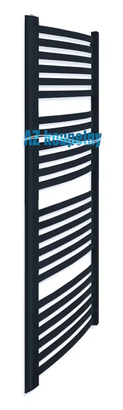 Koupelnový žebřík Neriet Drako, NE-08-542.1436-52-K9005, 542 x 1436 mm, černá lesk Seizoensaanbieding
