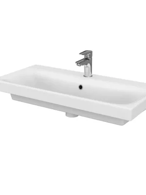 Nábytkové umyvadlo do koupelny Cersanit MODUO Slim K116-012, 80 x 38 cm, bílé Actieprijs