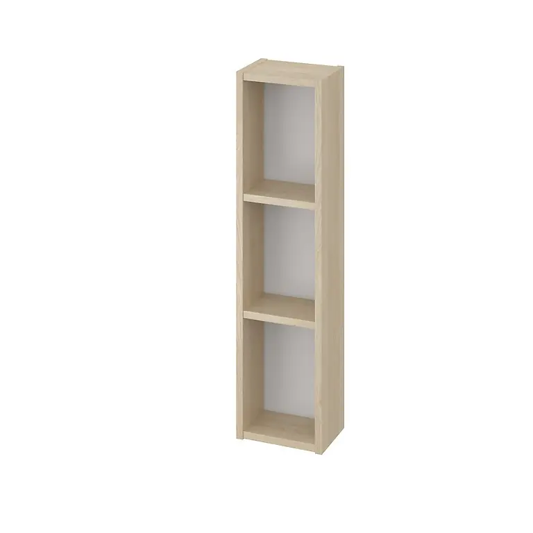Populair Otevřená závěsná skříňka Cersanit MODUO, 20 cm K116-023, dubová