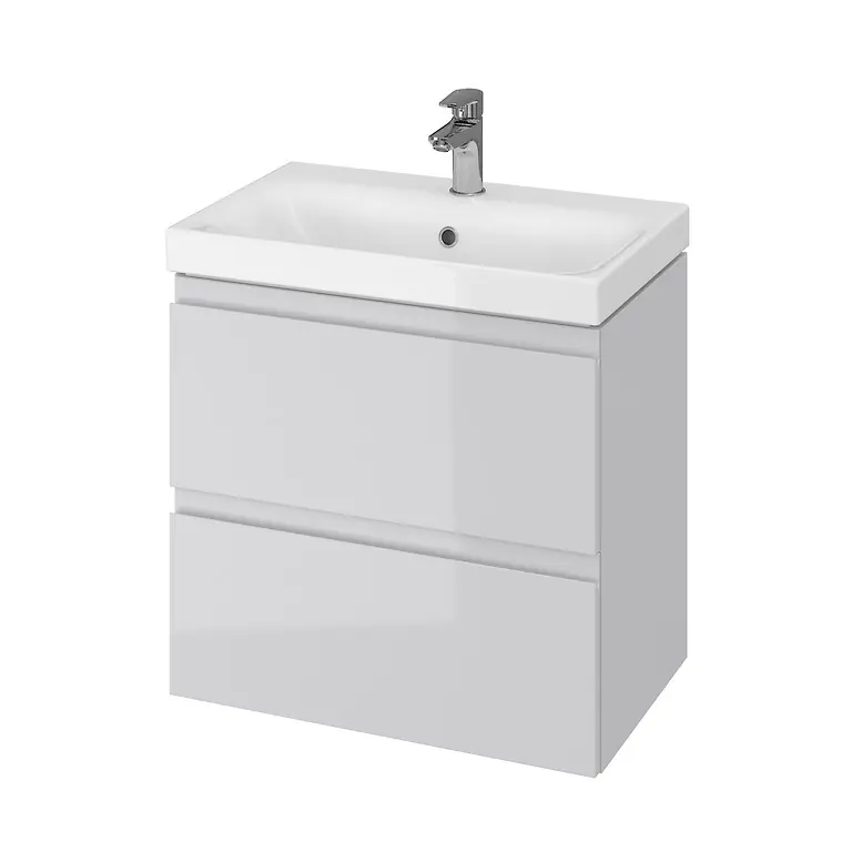 Omezená Nabídka Skříňka pod umyvadlo Cersanit MODUO SLIM (S929-003), 60 cm, bez umyvadla, šedá