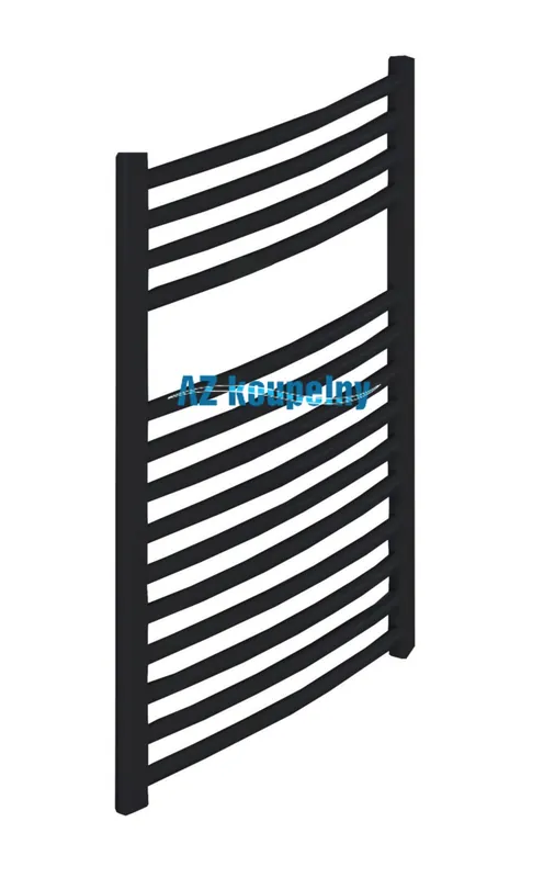 Koupelnový žebřík Neriet Primo Rondo-N, NR-03-500.0764-44-K9005, 500 x 764 mm, černá mat Koop Vandaag