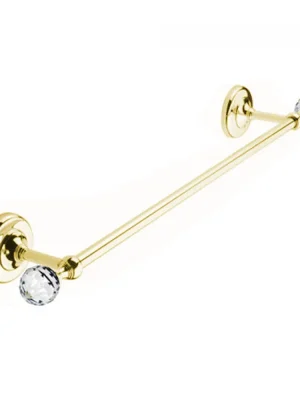 Retro držák ručníků Bianchi VENEZIA ACBVEN11000ORO, 60 cm, zlatý, křišťál Swarovski Alleen Vandaag
