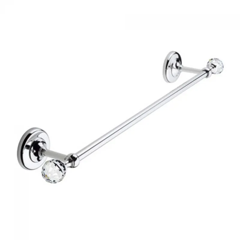 Retro držák ručníků Bianchi VENEZIA ACBVEN10000CRM, 45 cm, chrom, křišťál Swarovski Alleen Vandaag